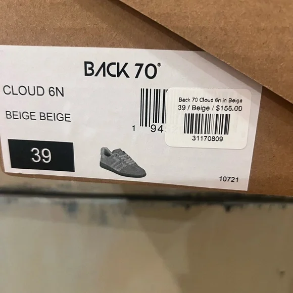 Back 70 Women's Cream Sneakers - Picture 8 of 8